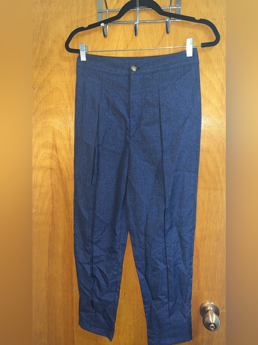 SHEIN Men's Navy Pleated Dress Pants size M